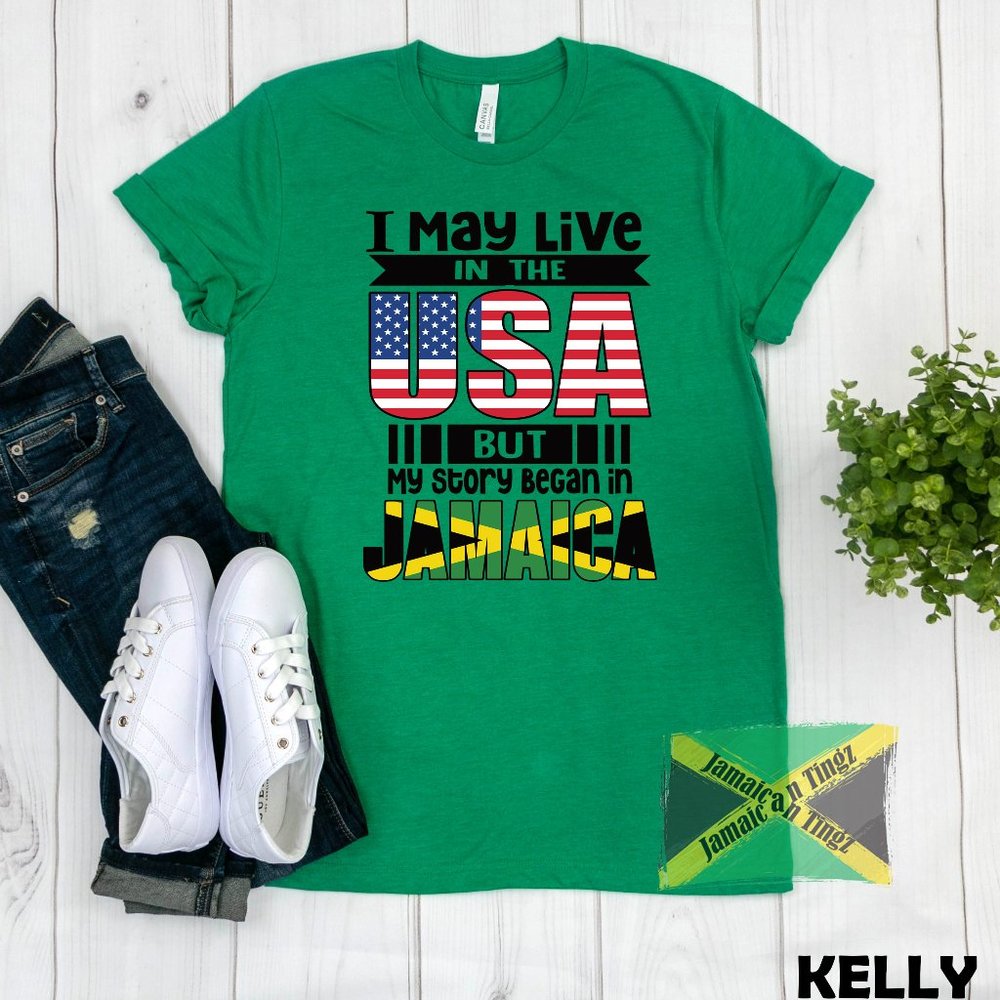 My Story Began In Jamaica Shirt,Fits Men and Women